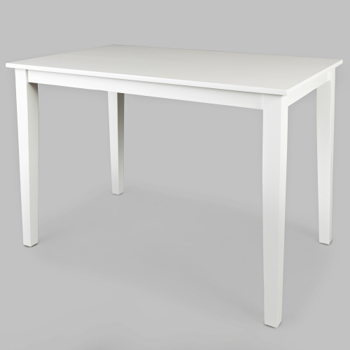 Simplicity 54" Counter Height Dining Table in Paperwhite Finish